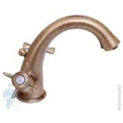 Смеситель CEZARES LORD-LS1-02 для умывальника, двухзахватный, с донным клапаном, бронза