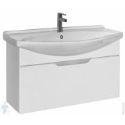 Тумба под умывальник Dreja Laguna 85 (820х320х500) подвесная, белая 99.0103