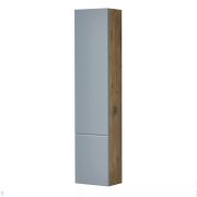 Модуль для зеркала AQUATON Мишель 23 1A244303MIX30 230х150х1010мм, 1 дверца, фьорд/дуб рустикальный