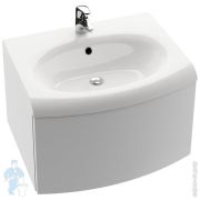 Уценка!Тумба с умывальником RAVAK SDS Evolution (700х450х550) белая/белая, с ящиком