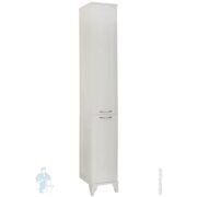 Уценка!ЛЕОН 65 H (Акватон) Шкаф-колонна 1A187903LBPS0 (312х1900х325) напольная, дуб белый