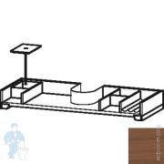 Система разделителей для шкафчиков 575мм Duravit массив ореха UV980607777