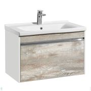 Уценка! Тумба с умывальником Laufen KARTELL (595х455х615) подвесная, 2 ящика, цвет: оранжевый