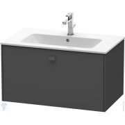 Тумба под раковину Duravit Brioso (820х479х442) подвесная, 1 ящик, графит мат. BR400204949