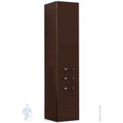 Уценка! Шкаф-колонна AQUATON Америна 1A135203AM430 340x318x1520 подвесная, цвет: темно-коричневыый