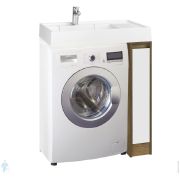 Тумба под раковину AQUATON Лондри20 1A2671K2LHDY0 180x496x882 для стир.машины, дуб кантри/белый (1A267101LHDY0+1A275001LH010)
