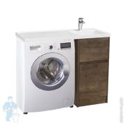 Тумба под раковину AQUATON Лондри 40 1A2670K1LHDY0 400x496x882 для стиральн.машины,дуб кантри (1A267001LHDY0+1A274901LHDY0)