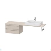Тумба для столешницы Duravit X-Large 700х440х478 2 ящика, цвет: тауп матовый XL544809191
