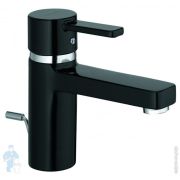 Смеситель Boheme Stick 122-GM.3 для раковины, на 1 отверстие,однозахватный, ручка linea, графит