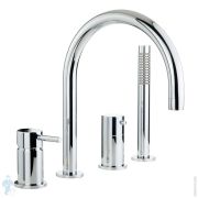 Смеситель на борт ванны Migliore FORTIS 31556 на 4 отверстия, хром ML.FRT-5255.CR