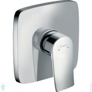 Смеситель Hansgrohe Metris 31456000+01800180 для душа, встраиваемый (внешняя и внутренняя часть)