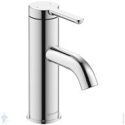 Смеситель Duravit C.1 для раковины однозахватный без донного клапана, излив 91мм, хром C11010002010