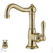 Смеситель для раковины Nicolazzi Cinquanta 3452BZ75С ручка El Capitan, бронза