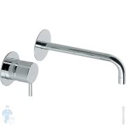 Смеситель для раковины CISAL Less New LN00551721 встраиваемый, однозахватный, внеш. часть, хром