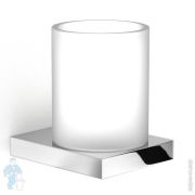 Стакан Decor Walther CONTRACT настенный, цвет: белый матовый/хром 0651800