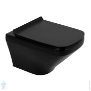 Полка FLOW Skyline Patron 500х92х90 настенная, крючки слева, черный Fl-sky-pa50л-ч