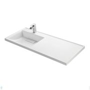 Полка FLOW Skyline Prima 150х96х1000 настенная, без крючков, белый Fl-sky-pr15-б