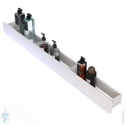 Полка FLOW Radius Mono 1000х92х90 настенная, 3 отсека, белый Fl-ra-m100-б
