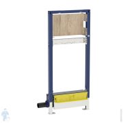 Полка FLOW Skyline Duetto 260х130х80 настенная, держатель для т/б справа, черный Fl-sky-du26пр-ч