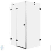 Душевой уголок RAVAK BRILLIANT BSDPS-90/90L (895х895х1950) распашная дверь, стекло, хром+Transparent