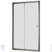 Душевая дверь CEZARES GIUBILEO (1175-1205х1950) BF-1-120-C-Br стекло прозрачное, профиль бронза