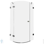 Душевой уголок RAVAK BRILLIANT BSKK3-90L (895х895х1950) распашная дверь, стекло, хром+Transparent