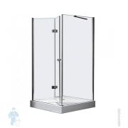 Душевой уголок CEZARES ELENA (900х800х1900) ELENA-W-90-C-Cr+ELENA-W-80-C-Cr прозр.стекло/хром