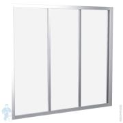 Уценка!Шторка на ванну RAVAK AVDP3-170 (1670-1710х1370) профиль сатин, стекло Transparent