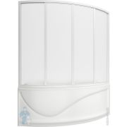 Полка FLOW Bee Duetto 260х130х80 настенная, держатель для т/б слева, белый Fl-bee-du26л-б