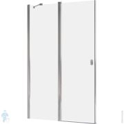 Уценка! Душевая дверь RAVAK CHROME CRV2-90 (880-900х1950) распашная, стекло, блестящий+Transparent