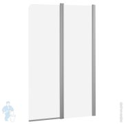 Уценка!Шторка на ванну RAVAK 10CVS2-100 R (990х1500) правая, профиль сатин, стекло Transparent