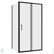 Душевой уголок ABBER Schwarzer Diamant AG30110B5-S80B5 (1100х800х1900) стекло 5мм прозрачное/черный
