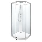 Полка FLOW Bee Trio 700х130х90 полотенцедер. слева, бумагодерж. справа, белый Fl-bee-trio70-ppt-б