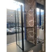 Полка FLOW Skyline Duetto 260х130х80 настенная, держатель для т/б справа, белый Fl-sky-du26пр-б