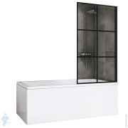 Полка FLOW Skyline Mono 600х92х90 настенная, 2 отсека, черный Fl-sky-m60-ч