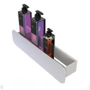 Полка FLOW Radius Mono 400х92х90 настенная, 1 отсек, белый Fl-ra-m40-б