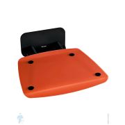Сиденье для душевой кабины RAVAK OVO-B II ORANGE/BLACK квадратное, цвет: оранжевый/черный B8F0000061