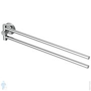 Полотенцедержатель двойной Ideal Standard IOM поворот 180°, диам трубы 12 мм, крепеж, хром A9131AA