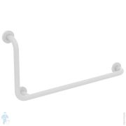 Угловой опорный поручень Ideal Standard CONTOUR 90х40см, правый, труба 35мм, белый S6473AC