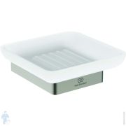 Мыльница Ideal Standard CONCA квадратная, серебро T4508GN