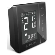 Термостат SALUS VS20BRF цифровой, беспроводной, накладной, питание от батареек, черный