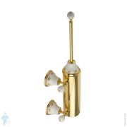 Migliore Edera Мыльница с корзинкой настенная, керамика, золото ML.EDR-60.326.DO