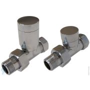 SCHLOSSER Комплект клапанов ELEGANT GZ1/2х1/2 проходной с ручной регулировкой, хром 604200112