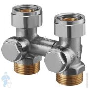 Узел запорный Oventrop «Multiflex V» G3/4«НРх3/4»НР, прямой, для 2-тр.системы арт.1016241