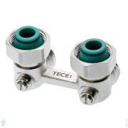 Узел нижнего подключения TECEflex 3/4«Ek x 3/4»Ek запорный, угловой, для радиаторов 8740436