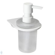Дозатор жидкого мыла 170 мл WasserKRAFT KAMMEL K-8399WHITE стекло, белый