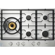 Газовая варочная панель ASKO HG1776SB (750х48х526) 5 конфорок (4 гибридных+1 вок), нерж.сталь