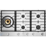 Газовая варочная панель ASKO HG1986SB (900х48х526) 5 конфорок (4 гибридных+1 вок), нерж.сталь