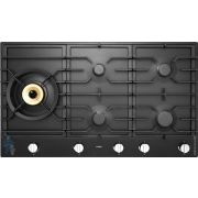 Газовая варочная панель ASKO HG1986AB (900х48х526) 5 конфорок (4 гибридных+1 вок), антрацит