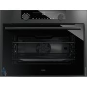 Духовой шкаф ASKO Craft OCM8487B (595х455х546) мультифункциональный, с СВЧ, черная сталь